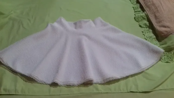 Desapego Saia Branca Godê