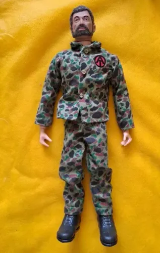 * MT Gi Joe 12" (30cm) Falcon Americano Adventure Team Uniforme Camuflado