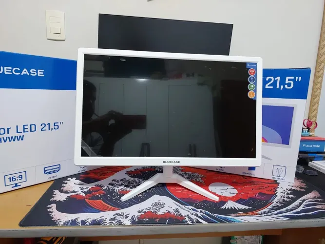 Monitor 21,5? FullHd Branco HDMI - A&G Informática