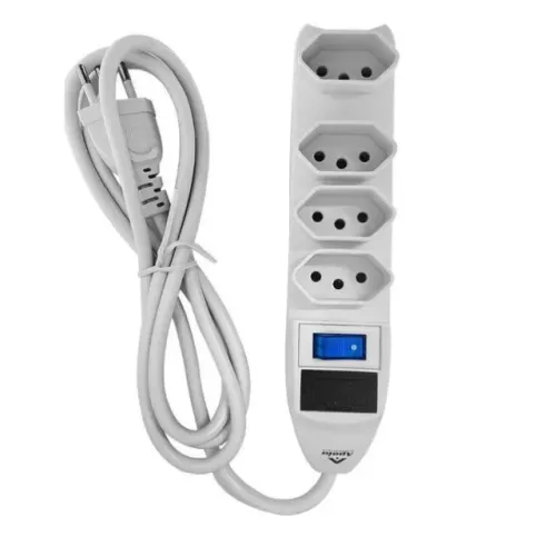 Cor: Branco ou preto (Esolha a cor)    Cabo de 1,5 metros de comprimento   Interruptor lig