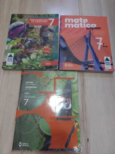 Livros de Ciências,  Matemática  e Geografia Editora do Brasil 