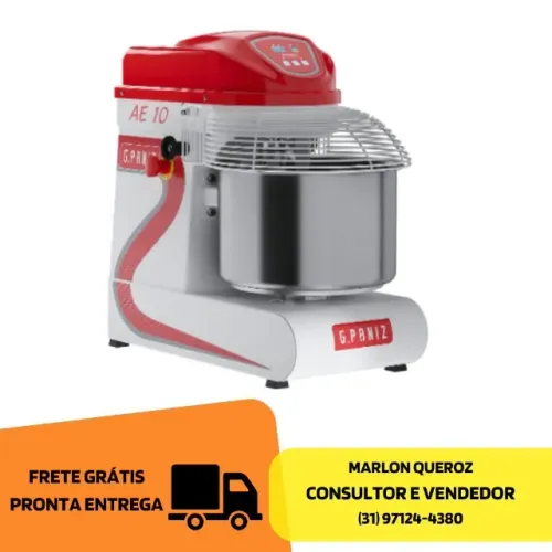 Amassadeira Espiral 10KG G-Paniz Nova