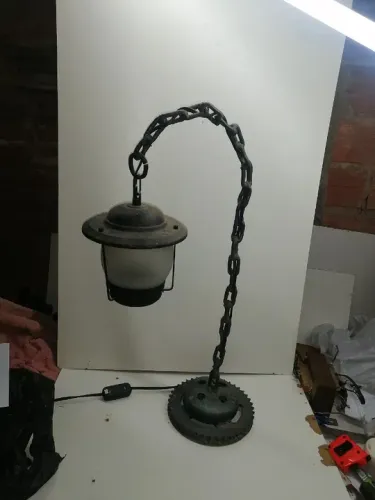 abajur artesanal estilo retro!