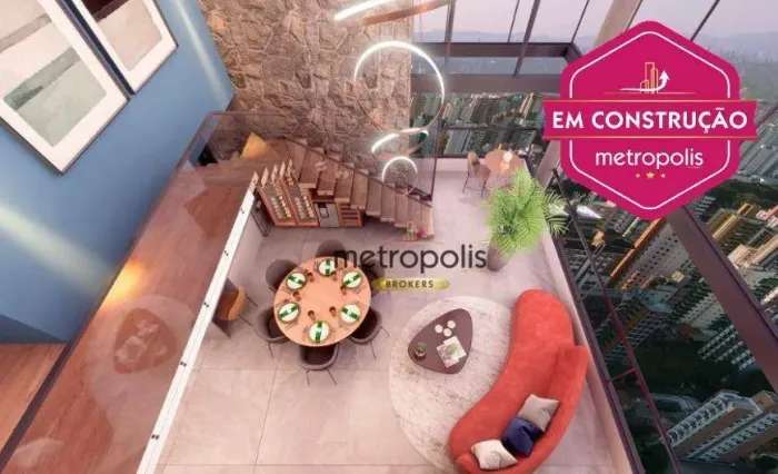 Apartamento Duplex à venda, 84 m² por R$ 965.925,00 - Jardim - Santo André/SP
