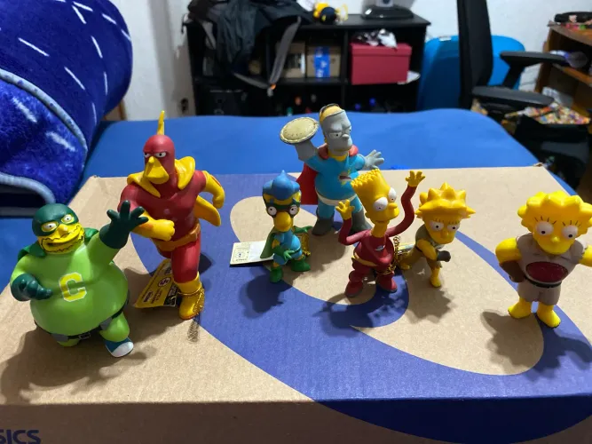 Lote Bonecos Simpsons Super Herois