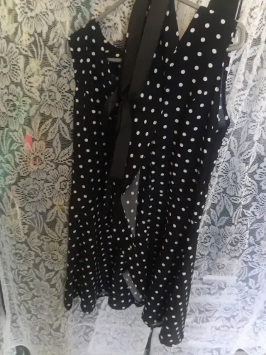 Vestido Poá Elegante