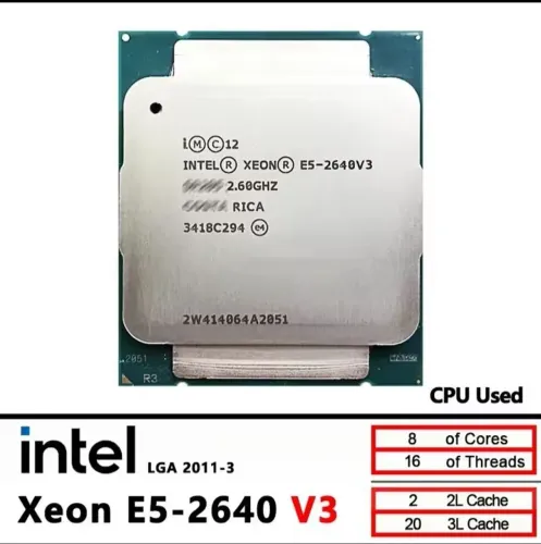 Processador Intel Xeon E5 2640 V3 2,6Ghz
