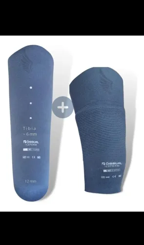 ? Kit Össur Premium - Joelheira e Liner para Prótese Transtibial
