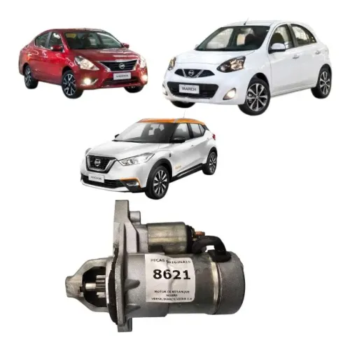 Motor de arranque Nissan Versa/March/Kicks 1.6   etq8621