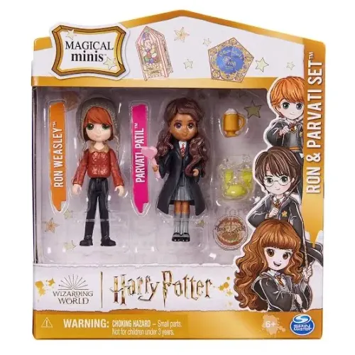Bonecas Harry Potter Magical Minis Ron & Parvati