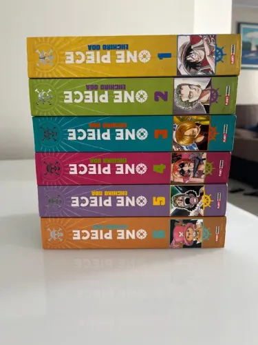Mangá One Piece Volumes 1-6 - 3 em 1