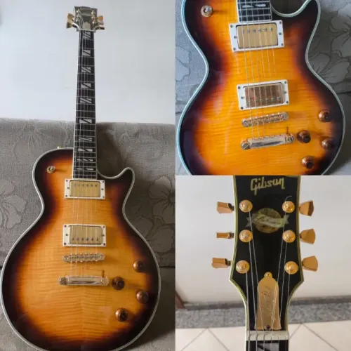 Guitarra Gibson Les Paul Supreme Chinesa Novíssima caps Gibson e ferragens novas Gotoh 
