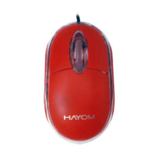 Mouse Office Hayom MU2914 Vermelho 1.200DPI - WZetta