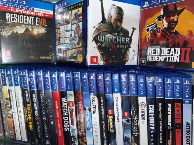 LISTA DE JOGOS PLAYSTATION - PS4 - atualizada em 16/11/25