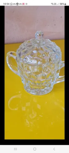 Açucareiro de cristal 
