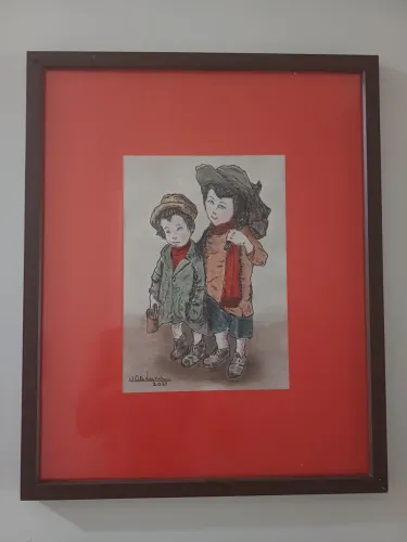 Obra de arte: "Pequenos aventureiros"