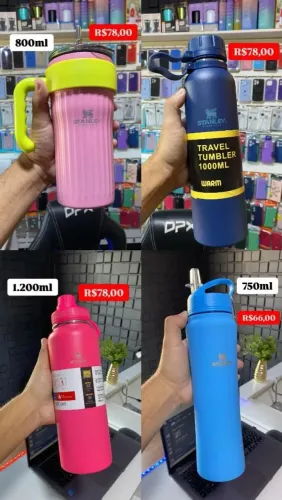 Garrafa Térmica - Várias opções!