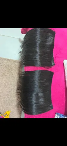 Cabelo humano 2 telas 55cm telados 200g