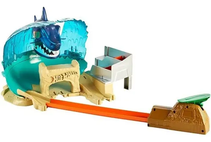 Pista Hot Wheels Ataque do Tubarão