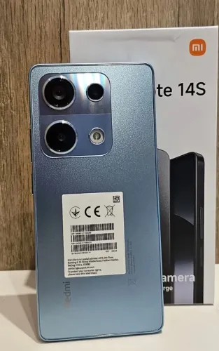 Celular Xiaomi Note 14S 256GB AZUL - 100% Original Lacrado com Garantia e Nota fiscal 