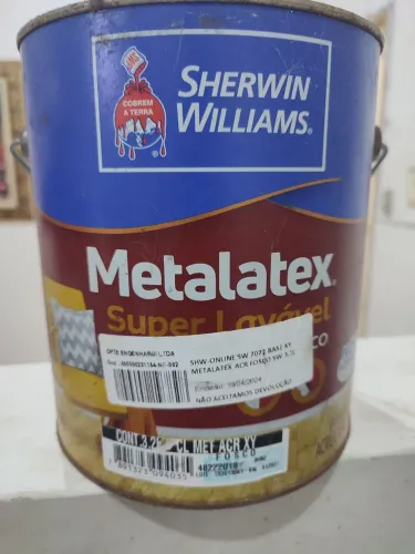 Tinta Metalatex Acrílica Fosco 3,2L