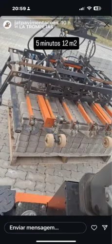 Garra de pavimentação tipo Paving intertravado
