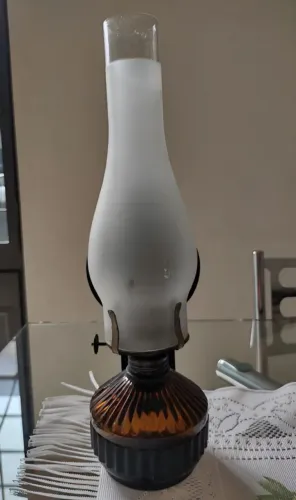 raro lampião da estamparia luminar