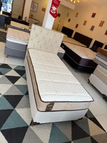 Cama box Solteiro PROBEL SEMINOVA - Entrego! 