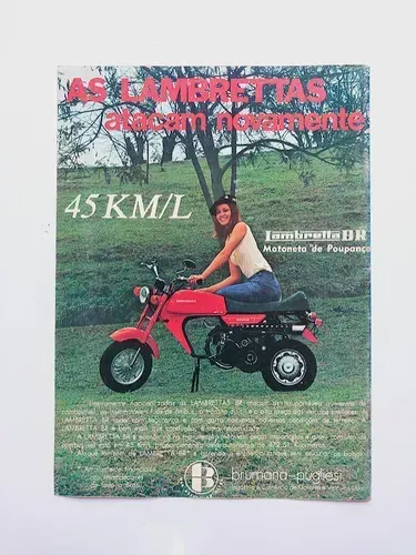 Lambretta BR Brumana-Pugliesi - Propaganda Original de Revista