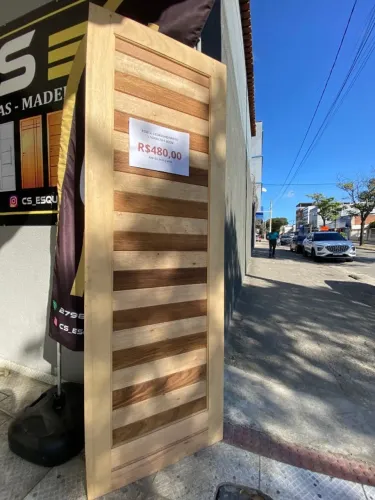 QUEIMA DE ESTOQUE - PORTA MADEIRA CEDRINHO/MISTO 2.10X80 70 E 60