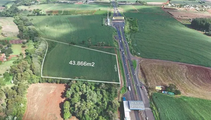 Terreno à venda próximo a entrada de Mandaguari, com 43.866 m²