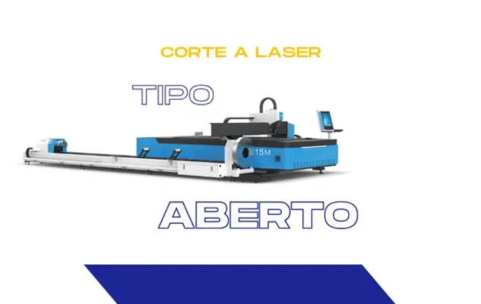 MÁQUINA DE CORTE LASER PARA CHAPAS E TUBOS COM POTÊNCIA DE 3000W