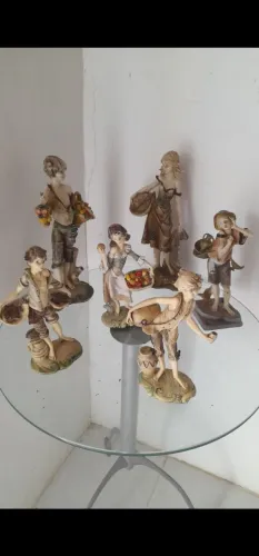 Decoração de estátuas antiga