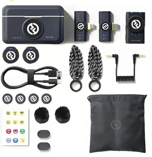 Microfone Hollyland Lark M2 Original Microfone dos Influenciadores Completo 