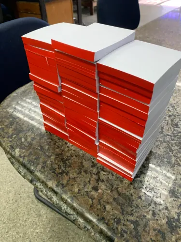 100 blocos de notas com 50 folhas para bares, restaurantes e pizzaria 