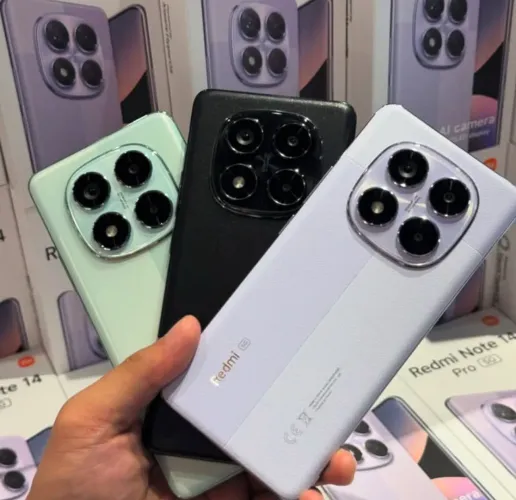 Redmi Note 14 Pro 5G Cores Incríveis 256GB/08GB RAM Lacrado Entrega Grátis Capa Película 