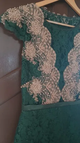 Vestido de Festa Verde Oliva