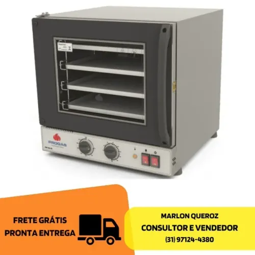Forno Turbo Fast Oven Progas Preto