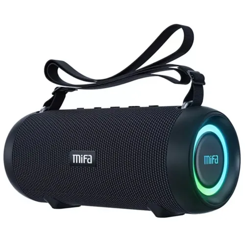 Caixa de Som Bluetooth Mifa A90 original com LED estojo transporte 