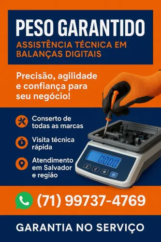 Calibração de balanças.