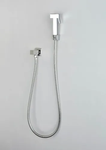 Ducha Higienica em Metal com Mangueira de 120 cm Registro 1/4 Volta com Riscos e Amassados