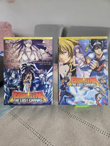 Box DVDs Lost Canvas Vol 1 e 2 Cavaleiros do Zodíaco