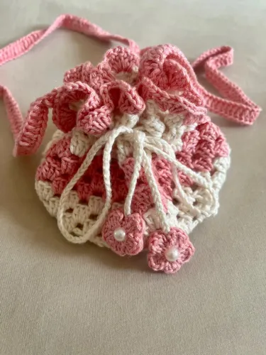 Bolsa de Crochê Artesanal Infantil 