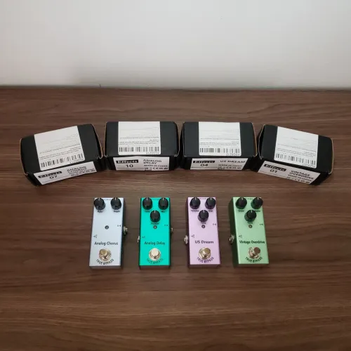 Kit 4 Pedais Guitarra Novos Na Caixa (Também Vendo Separado)
