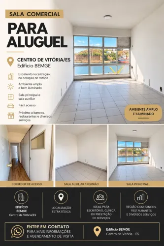 ? SALA COMERCIAL PARA ALUGUEL - CENTRO DE VITÓRIA/ES
