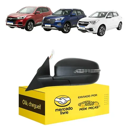 Retrovisor Tiggo 5x 2019 A 2026 Elétrico C/rebatimento L.e