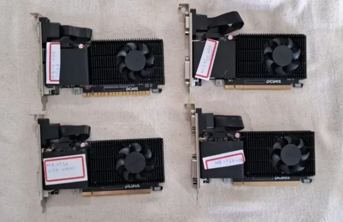 Lote Placas de Vídeo PCIe HD5450 HD6450 1GB DDR3 e GT210