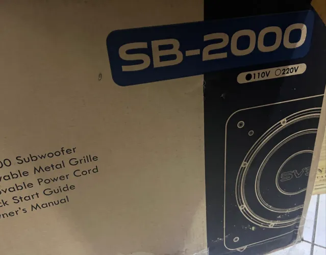 Subwoofer sv2000