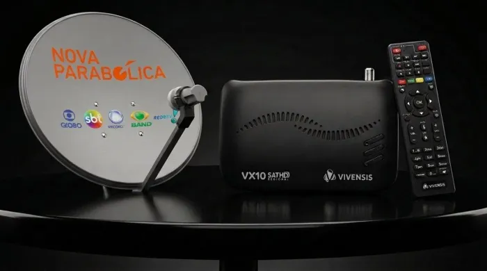 Receptor Vivensis vx10 para Nova Parabólica