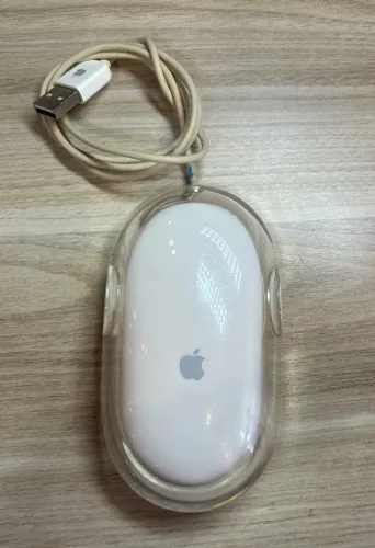Mouse Apple Pro M5769 Transparente - Raridade!